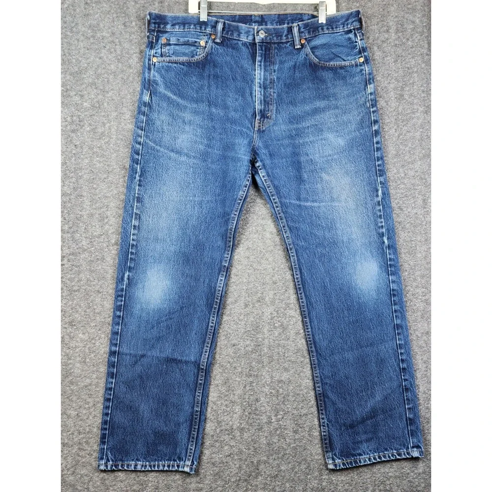 Levi's 505 Regular Fit Jeans‎ Mens 40x32 Blue Straight Leg Denim 100% Cotton